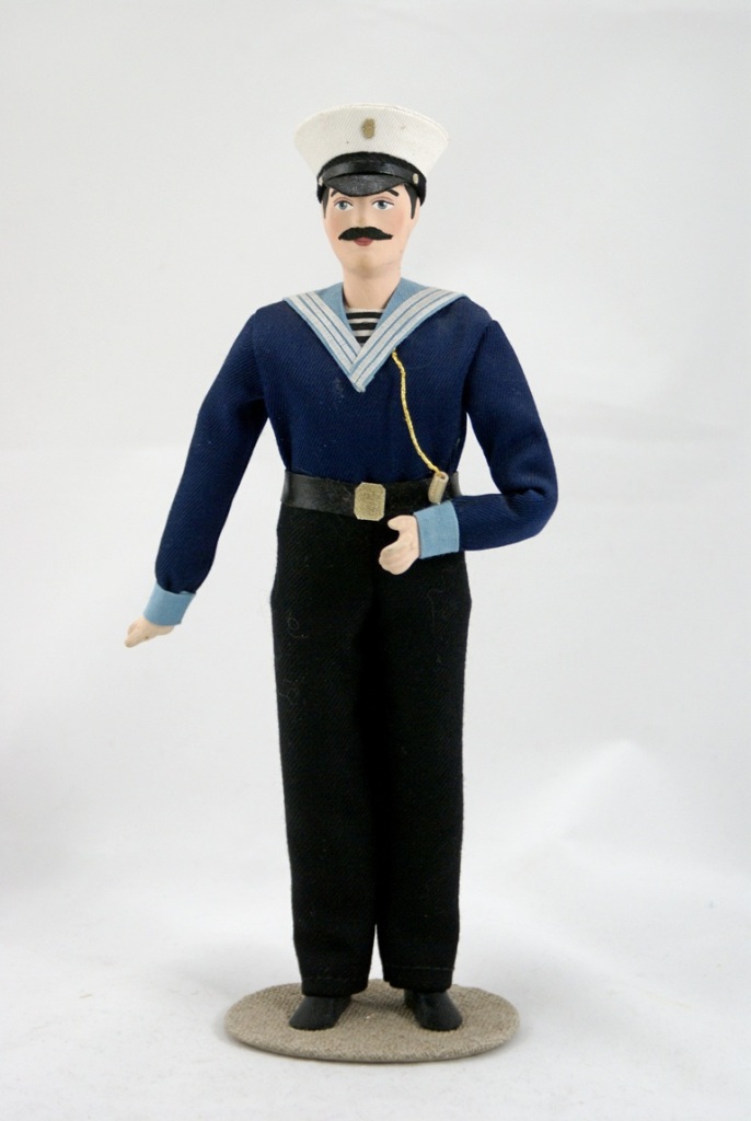 Кукла коллекционная Потешного промысла Боцман в военном мундире - "Потешный промысел"