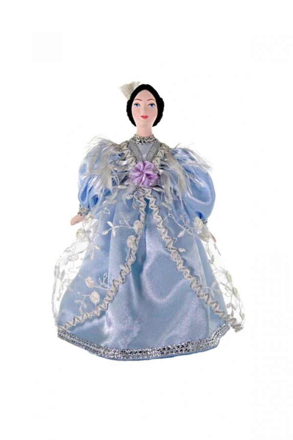 Кукла сувенирная фарфоровая. Дама в бальном платье.