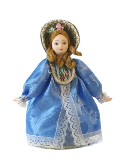 Кукла коллекционная Барышня в светском костюме.